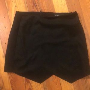 Size small Black suede skirt